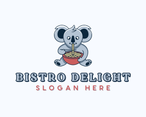 Koala Noodle Bowl  logo design