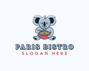 Koala Noodle Bowl  logo design