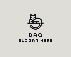 Cute Minimalist Cat Logo