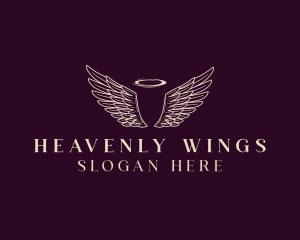 Angel - Angel Wings Halo logo design