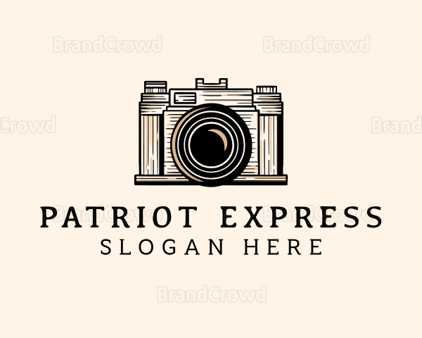 Retro Camera Photography Logo