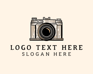 Retro Camera Photography Logo