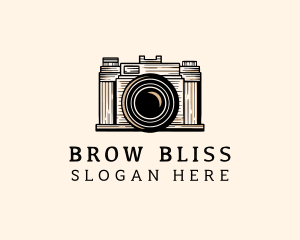 Retro Camera Photography logo design