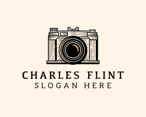 Retro Camera Photography logo design