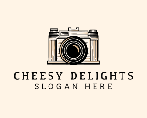 Retro Camera Photography logo design