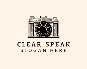 Retro Camera Photography logo design