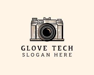 Retro Camera Photography logo design