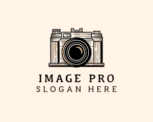 Retro Camera Photography logo design