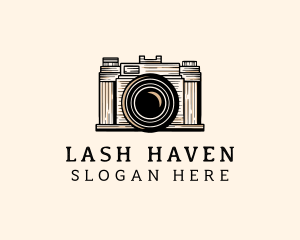 Retro Camera Photography logo design