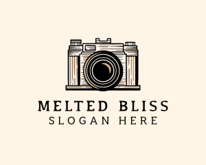 Retro Camera Photography logo design