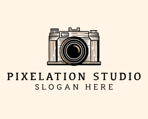 Retro Camera Photography logo design