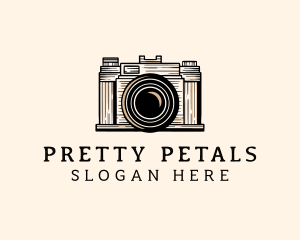 Retro Camera Photography logo design