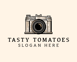 Retro Camera Photography logo design