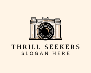 Retro Camera Photography logo design