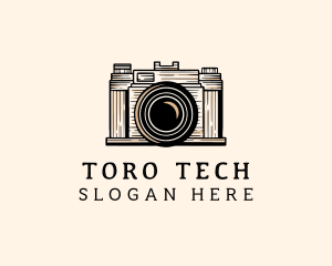 Retro Camera Photography logo design