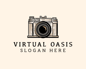 Retro Camera Photography logo design