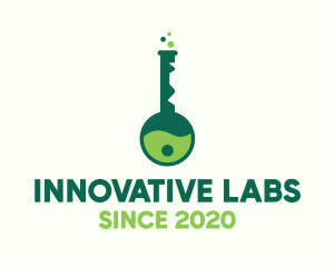 Green Key Lab logo design