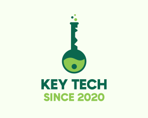 Green Key Lab logo design