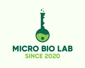 Green Key Lab logo design