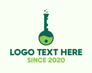 Experimental - Green Key Lab logo design