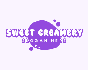 Cute Bubbly Candy logo design