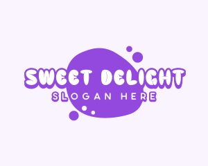 Cute Bubbly Candy logo design