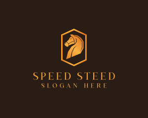 Racehorse - Premium Horse Head logo design