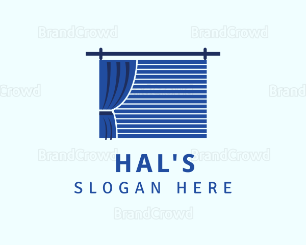 Home Decor Curtain Blinds Logo