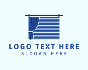 Home Depot - Home Decor Curtain Blinds logo design