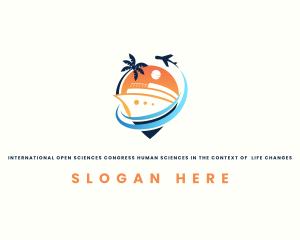 Ship - Plane Cruise Travel logo design