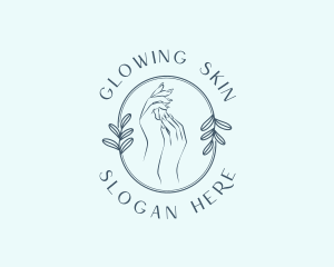 Botanical Skincare Dermatology logo design