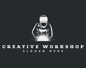 Workshop - Steelwork Welder Workshop logo design