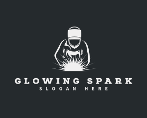 Steelwork Welder Workshop logo design