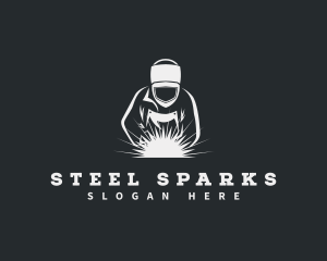 Welder - Steelwork Welder Workshop logo design