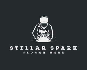 Steelwork Welder Workshop logo design