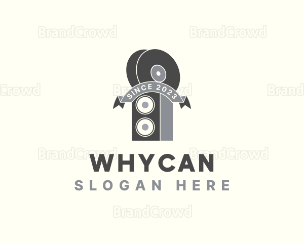 Stereo Speaker Music Vinyl Logo