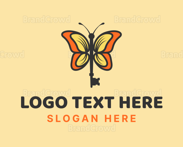 Insect Butterfly Key Logo | BrandCrowd Logo Maker