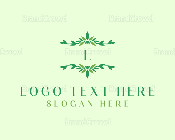 Leaf Natural Ornament Logo