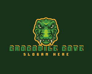 Monster Crocodile Predator logo design