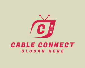 Cable - Television Media Entertainment Show logo design