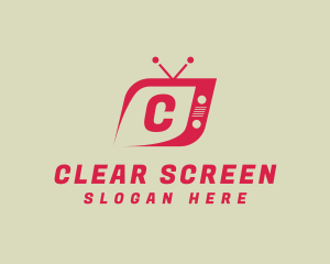 Screen - Television Media Entertainment Show logo design