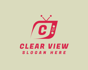 Screen - Television Media Entertainment Show logo design