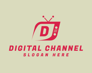 Channel - Television Media Entertainment Show logo design