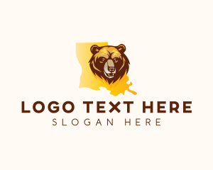 Geographic - Louisiana Wild Bear logo design