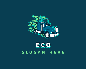 Roadie - Blazing Truck Courier logo design
