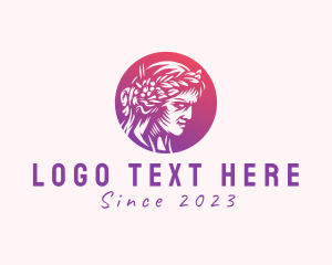 Emblem - Mythology Ancient God logo design