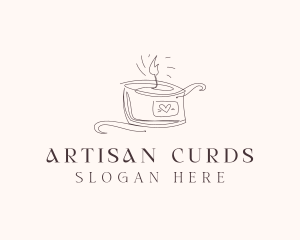 Scented Artisanal Candle  logo design