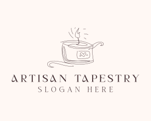 Scented Artisanal Candle  logo design