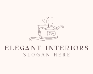 Scented Artisanal Candle  logo design