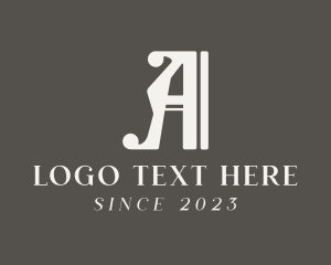 Biker - Calligraphy Studio Letter logo design
